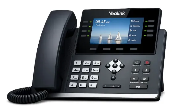 Yealink HD IP desk phone with colour screen